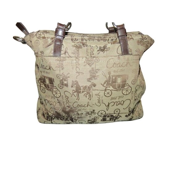 Coach Chelsea Horse And Carriage Satchel Handbag, coin pouch & Wallet 3 piece Se - Picture 3 of 14